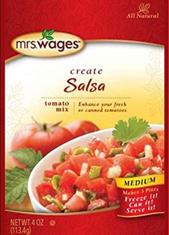 Mrs. Wages Mild Salsa Tomato Mix, 4 Ounce-12 Packages