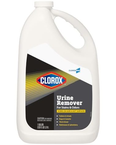 CloroxPro Urine Remover for Stains and Odors Refill, 128 Ounces (Package May Vary)