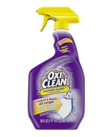 OxiClean Shower Guard Daily Shower Cleaner, 30 oz., Protects & Repels Stains