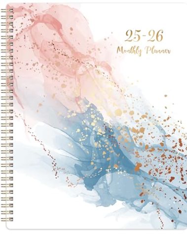 Monthly Planner 2025-2026 - Monthly Calendar 2025-2026 from July 2025 - December 2026, Calendar Planner with Tabs, Inner Pocket, 8.5‘’ x 11‘’