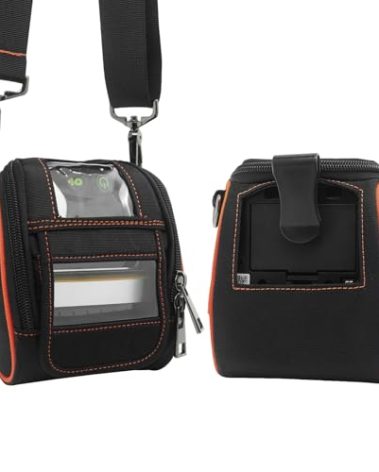 Soft Carrying Case for Zebra ZQ320 ZQ310 ZQ220 Mobile Thermal Printer - 2024 Upgrade Case Holster with Shoulder Strap and Belt Clip Compatible with Zebra ZQ320 ZQ310 ZQ220 Portable Carry Accessories
