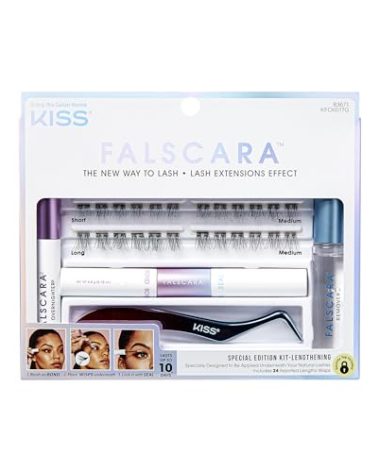 Kiss Falscara Special Edition Kit Lengthening 24 Asst Lashes
