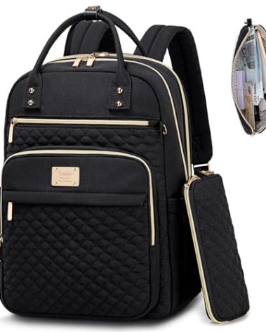 Tealari Laptop Backpack for Women,15.6 Inch Laptop Backpack for Work,Water Resistant Travel Backpack,College Bookbag with Wallet