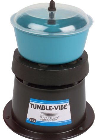 Raytech 23-001 TV-5 Standard Vibratory Plastic Tumbler, 0.05 Cubic feet Bowl Capacity, 115V, 60 Hz