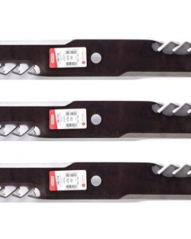 3PK Oregon 396-719 G6 Gator Blades for 54" John Deere M143520, M145516, M152726