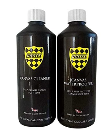 PROTEX Convertible Soft Top Care Kit With Canvas Cleaner & Waterproofer - 500ml