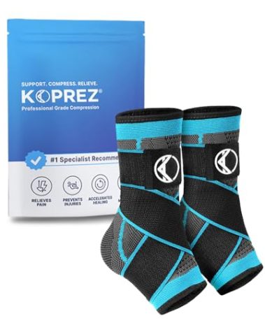 Koprez Plantar Fasciitis Sleeve - Plantar Fasciitis Relief, Plantar Fasciitis Socks, Ankle Compression Sleeve, Ankle Support for Women, Plantar Fasciitis Brace, Ankle Sleeve, Ankle Support Men