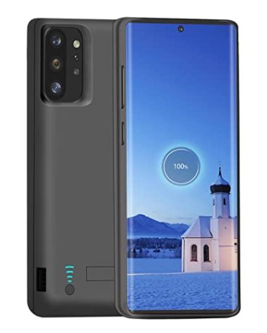 Loytal Battery Case for Samsung Galaxy Note 10+ Plus 5G, 6000mAh Rechargeable Extended Battery Charging Case, External Battery Charger Case, Add 100% Extra Juice