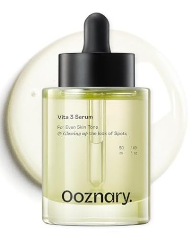 Ooznary Vita 3 Serum with Vitamin C Derivatives and Niacinamide plus Glutathione for Uneven Skin Tone & Dull Skin | Korean Skin care | 1.69 fl.oz 50ml