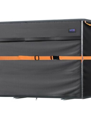 Mini Split Cover for Outside Units,600D Waterproof Air Conditioner Mini Split Cover,AC Protector for 24000-36000 BTU, Fits up to 38"L x 17"W x 32"H.