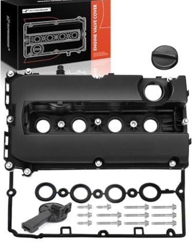 A-Premium Engine Valve Cover Kit Compatible with Chevy Cruze 2010-2016, Sonic 2012-2018, Trax 2013-2020, Aveo 2009-2011, Aveo5 2009-2011, L4 1.6L 1.8L, Replace # 55558673 55564395