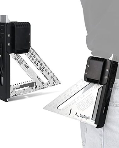 TOPOWN Rafter Square Belt Clip for 7In Rafter Square - Left and Right bidirectional Square Holster EDC Belt Tool Holster Compatible with Rafter Square Holder Clip On Belt The Fastest Quick