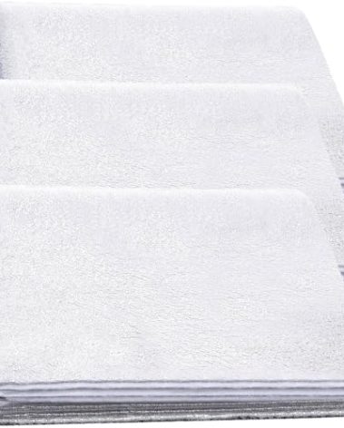 JIYUANCH 3 Pcs 45x18 Inch Heat Resistant Batting for Potholders Insulating Thermal Lining Batting for Pot Holders Heat Reflective Fabric