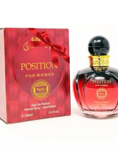 Hybrid & Company Position for Women Eau De Parfum Natural Spray Sensual Scent, 3.4 Fl Oz