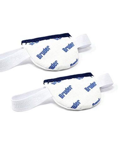 Bruder Moist Heat Eye Compress | Single Eye (Pack of 2) | Microwave Activated | Fast Acting and Effective Relief for Styes