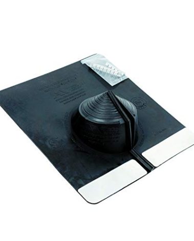 Oatey 14090 Aluminum 5-3/8-in Diameter Electrical Mast Connection Master Flash Roof Flashing 15" x 15" Base