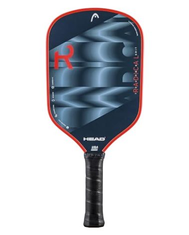 HEAD Radical Tour EX Grit Pickleball Paddle Black/Red 4 1/8 inches