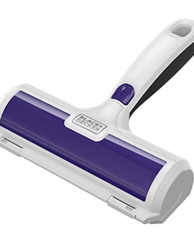 BLACK+DECKER Pet Hair Remover, Roller, Remove Dog Hair and Cat Hair Easily (HMSCT0001)