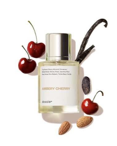Dossier - Eau de Parfum - Ambery Cherry - Inspired by T.Ford Lost Cherry - Perfume Luxury - Pure Infused - Paraben Free - Vegan - For Women Men Unisex - Fragrance 1.7 Fl oz (Spray 50ml)