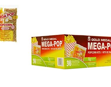 Perfectware 8oz Popcorn Portion Packs- Case of 36 Packs