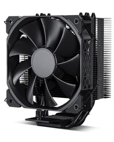 DARKROCK PX4 CPU Air Cooler High-Performance 4 Copper Heat Pipes, 120MM PWM Fan Low Noise - Intel LGA 1851/1700/1200/115X, AMD AM5/AMD4 All Black