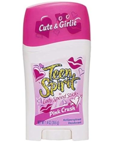 Teen Spirit Anti-Perspirant Deodorant Stick, Pink Crush, 1.4 Ounce (Pack of 3)
