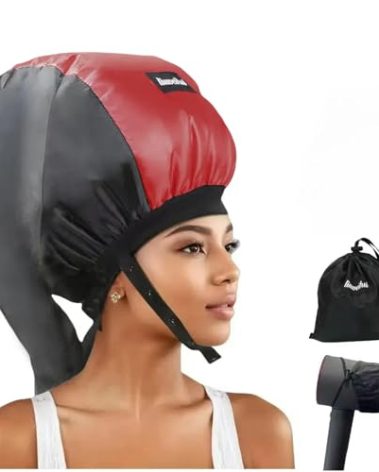 Hooded Hair Dryer， Ideal Hair Diffuser for Curly Hair， Your Ultimate Solution - Spacious Capacity Blow Dryer Cap for Rapid Styling of Curls