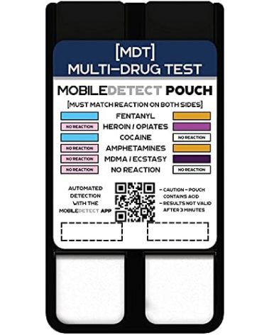MobileDetect Pouch Residue Detection Multi-Drug Test Kit - Rapid Surface Residue Detector