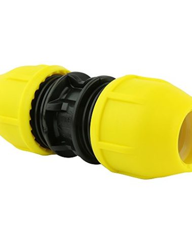 HOME-FLEX Underground IPS Yellow Poly Gas Pipe Coupler (3/4)