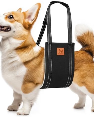 Pet Friendz Dog Support Harness for Rear Legs - Dog Sling for Back Legs, Rehabilitation Sling Harness, Dog Lift, Hip Support Harness to Help Lift Dogs Rear for Canine Aid - Medium Breed