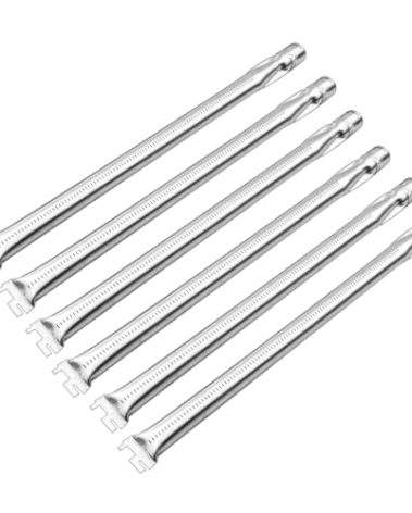Plowo 67554 Grill Burner Tubes for Weber Summit 600 Series Model Years 2007 and Newer, Grill Replacement for Weber Summit Pipe Burner Tubes, 6 Pack