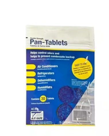 AC-Safe Pan Tablets - 30 Count: Cleans scum in Drain Pans and Humidifiers