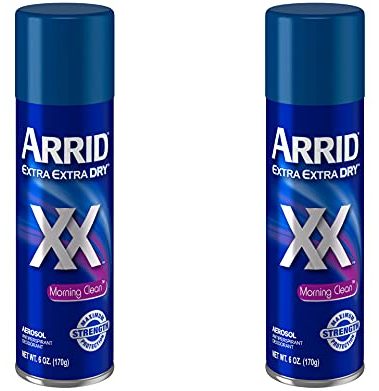 Arrid Deodorant 6 Ounce Aerosol XX Morning Clean (177ml) (2 Pack)
