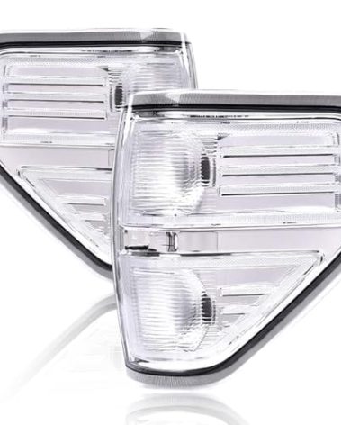 PIT66 Tail Lights,Compatible with 2009 2010 2011 2012 2013 2014 Ford F150 Rear Light Lamp Assembly Driver And Passenger Side clear lens