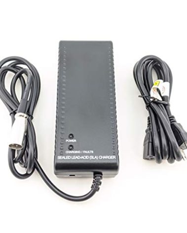 Pride Mobility Charger ELE1803474 - Fits Scooters and Power Wheelchairs - 24V 5A - UPG 24BC5000T-4 71698 Y