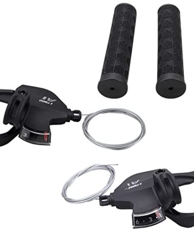 WEEROCK Bike Shifter Lever 18 Speeds 3X6 Thumb Gear Shift Lever for Mountain Bicycle