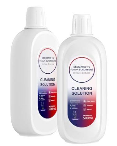 Floor Cleaner 1000ml Lavender Scent Compatible with Tineco Cleaning Solution, Residue & Streak Free, Suitable for All Robot Vacuum Cleaners and Wireless Wet Dry Dual-Use Vacuum Cleaners (Lavender)