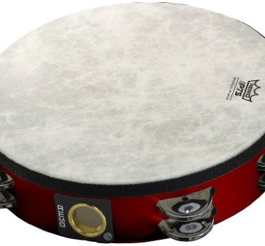 Remo Fiberskyn Tambourine - Quadura Deep Red, 8"