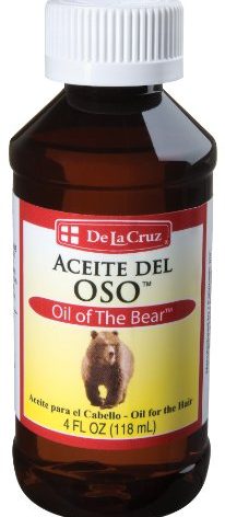 De La Cruz Oil of the Bear Beard Oil for Men - Grooming Brillantine for Hair, Mustache and Beard - Aceite del Oso
