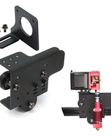 Yeebyee CR-10S Pro V2 Direct Drive Upgrade Kit Aluminum Alloy Plate with 3pcs Pulleys Easy Print TPU Flexible Filament Only for CR-10S Pro V2 3D Printer(Plate-CR-10S Pro V2)