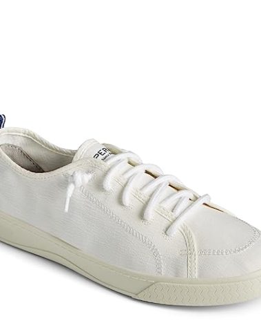 Sperry Womens Shorefront Graphic Slip On Sneakers Shoes Casual - White - Size 7.5 M