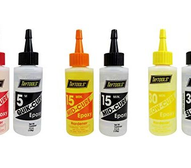 BSI/Taytools Bob Smith Industries Combo Pack 5,15 and 30 Minute 2 Part Epoxy Quik-Cure (TM), Mid-Cure (TM) and Slow-Cure (TM) 13.5 OZ Combined Total