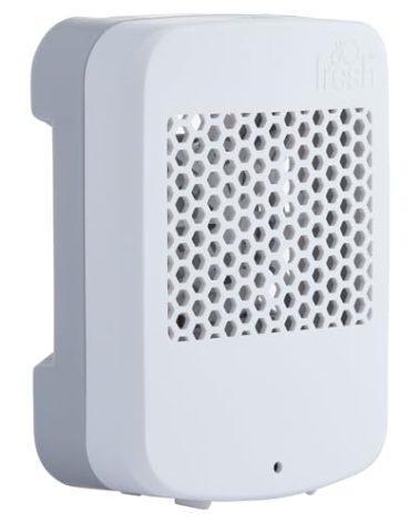 Fresh Products myfresh 2.0 Personal Air Freshener with Dry Fragrance Technology for Small Spaces Compact Design Motion Sensor Battery Operated White Dispenser 1 pk
