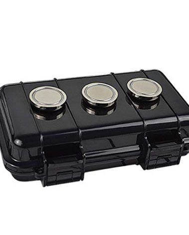 Magnetic Key Holder Under Car Waterproof Magnetic Stash Box for GPS Trackers Hide a Key Outside Magnetic key Box Under Car GPS Tracker Holder Case - Hide Your Items Anywhere