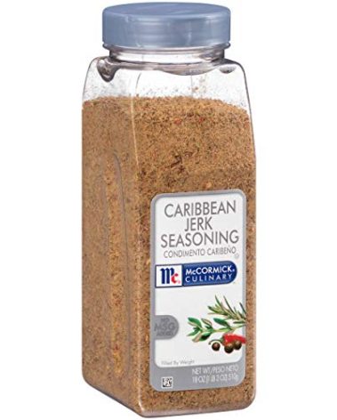 McCormick Culinary Caribbean Jerk Seasoning, 18 oz - One 18 Ounce Container Jamaican Jerk Seasoning, Perfect on Meats, Roasted Vegetables, Marinades and Caribbean Inspired Recipes
