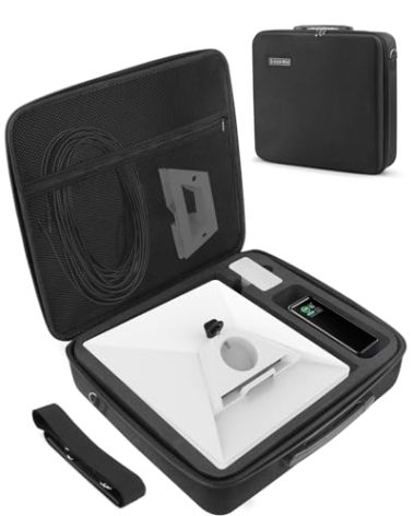LANGZIHT Travel Case for Starlink - Professional EVA Lining Mold - Storage for Mini, Bracket, Pipe Adapter, Cable, Power Supply, Accessories