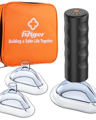 Fitiger EasyPumpVac Vacuum Body Suction Apparatus, Airway Clearance Device for Kids and Adults, First Aid Kit for Children and Adults - Home Kit