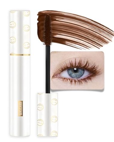 brown mascara waterproof,Brown Lash Mascara, Waterproof, Flake & Smudge Resistant, Cruelty-Free, Nourishing Formula,hypoallergenic mascara brown