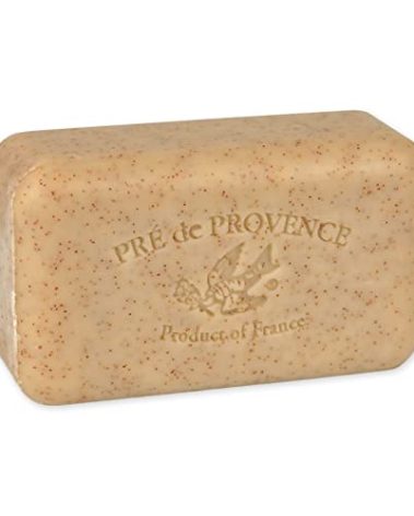Pre de Provence Artisanal French Moisturizing Soap Bar, Shea Butter Enriched, Quad Milled for Long Lasting Rich Smooth Lather, 5.3 Ounce, Honey Almond