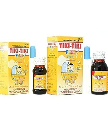 2 Bottles of Tiki-Tiki Plus Drops 30ml